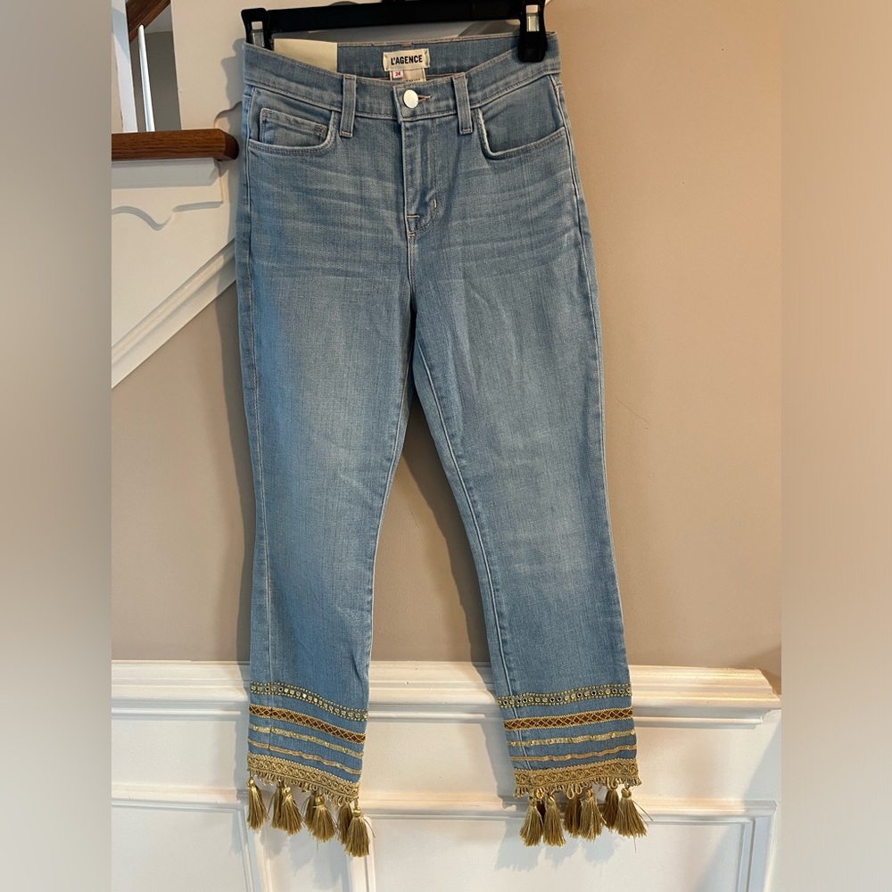 L’AGENCE Sada Cropped Slim Jeans 👖